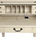 Roll Top Desk With USB Power Cord